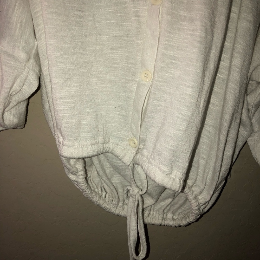 cute white jacket top - Picture 2 of 4